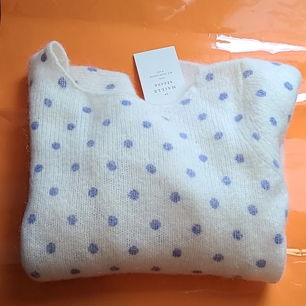 Nwt! Sezane Alban jumper polka dot - Picture 10 of 10